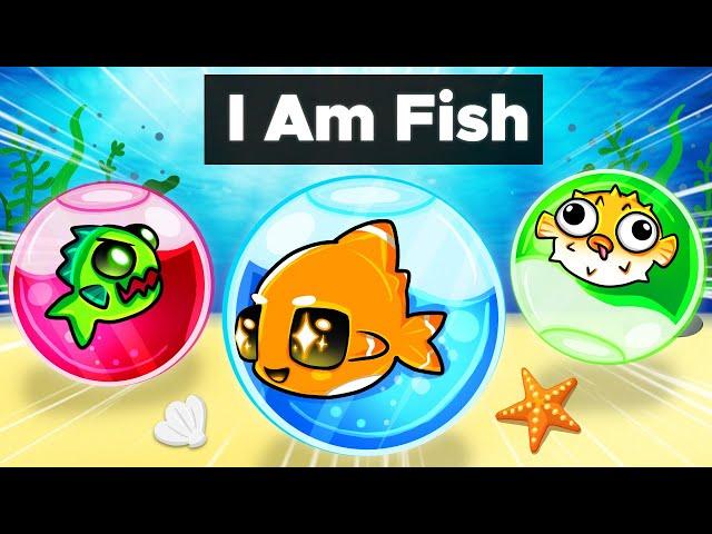 We're TRAPPED as a Fish in I Am Fish!