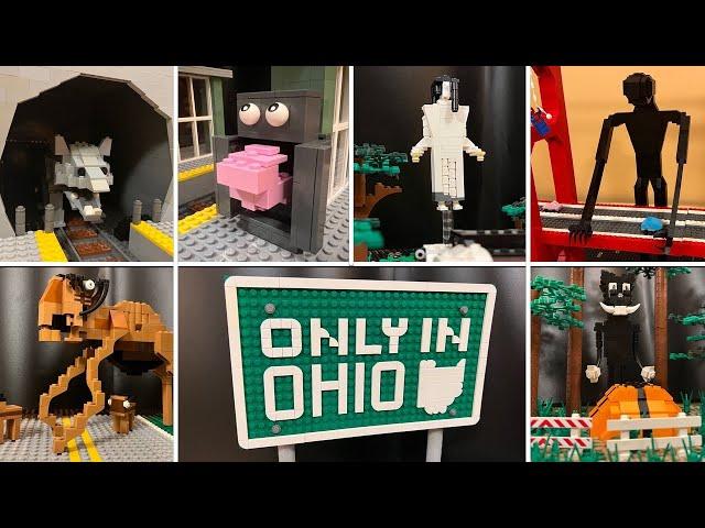 All LEGO ONLY IN OHIO creatures | Creepy Meme World!