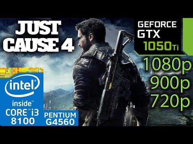 Just Cause 4 - GTX 1050 ti - i3 8100 - G4560 - 1080p - 900p - 720p - Benchmark PC