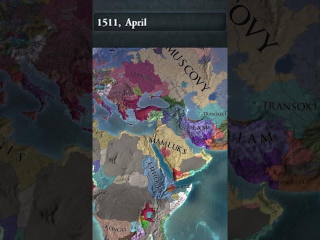 EU4 1.37 Winds of Change as a Timelapse