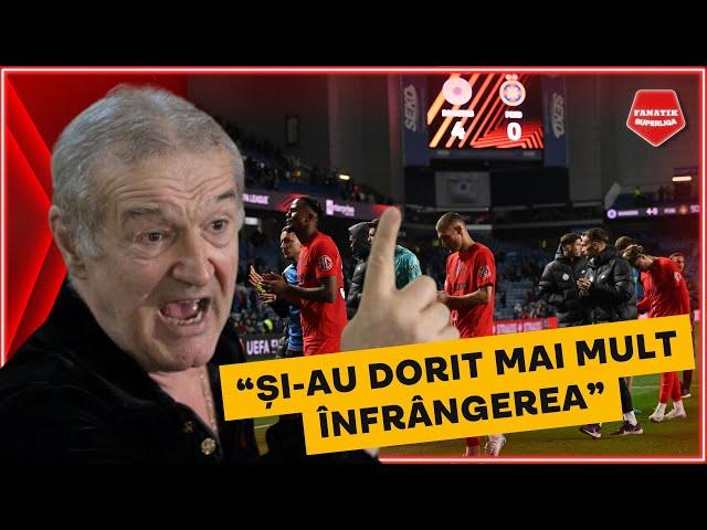 DEZBATERE INCINSA | EXPERIMENTELE lui Gigi Becali, EROARE TOTALA in Rangers - FCSB 4-0