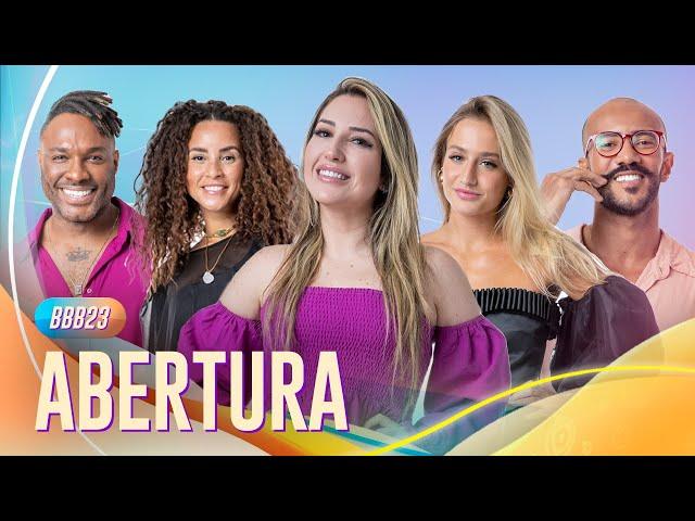 ABERTURA DO BBB 23: AMANDA, BRUNA GRIPHAO, RICARDO ALFACE, DOMITILA, FRED E TODO ELENCO!  | BBB23