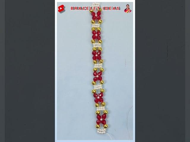 GOLDEN BEADS BRACELET IDEA #097 FULL VIDEO LINK 