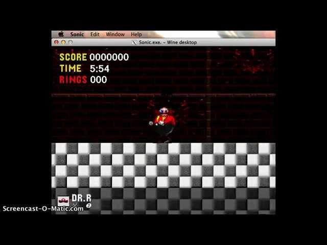 Playing on Mac: Sonic.exe - Moon Walking xD