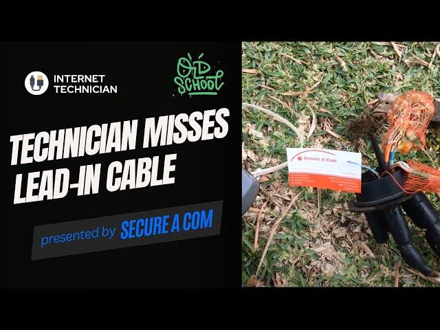 ISP Technician Misses Lead-In Cable – Found in 2 Minutes! Real-Time Internet Troubleshooting