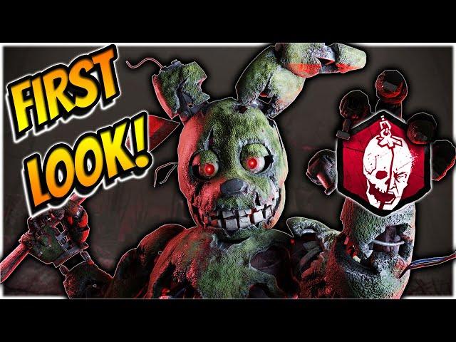 NEW KILLER FNAF SPRINGTRAP FIRST LOOK! - Dead By Daylight