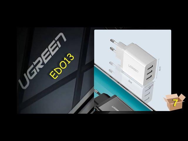 Зарядка Ugreen EDO13. Лучшая зарядка с Ali на 3 usb.