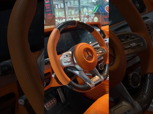 Upgrade Your Mercedes-Benz G-Class Interior with Hermès Orange Customization