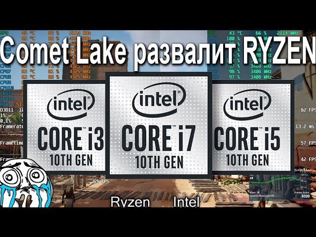 RYZEN 3600 vs Comet Lake i3 ( Skylake i7 )