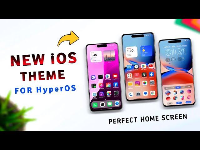 ️ New iOS 18 Theme for HyperOS | iOS Theme | best ios theme for Xiaomi