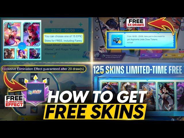 HOW TO GET FREE SKINS | 5X ASPIRANT TOKENS | CHOOSE YOUR TIME LIMITED EPIC SKIN & MORE