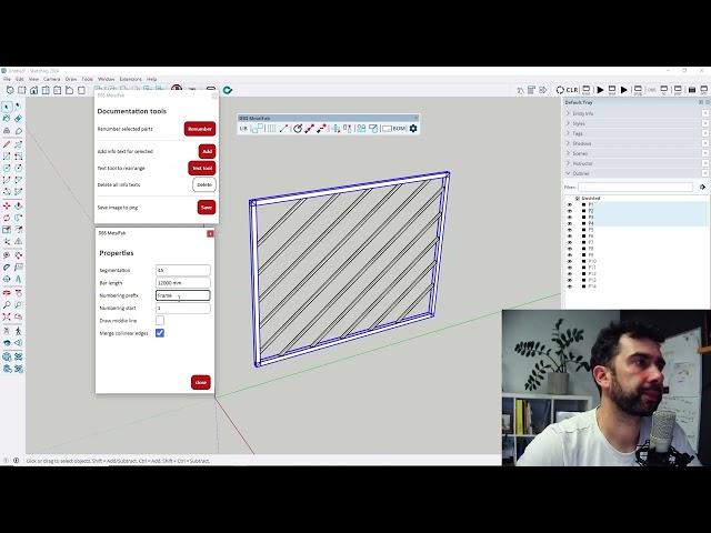 SketchUp Extension for steel fabrication MetalFab