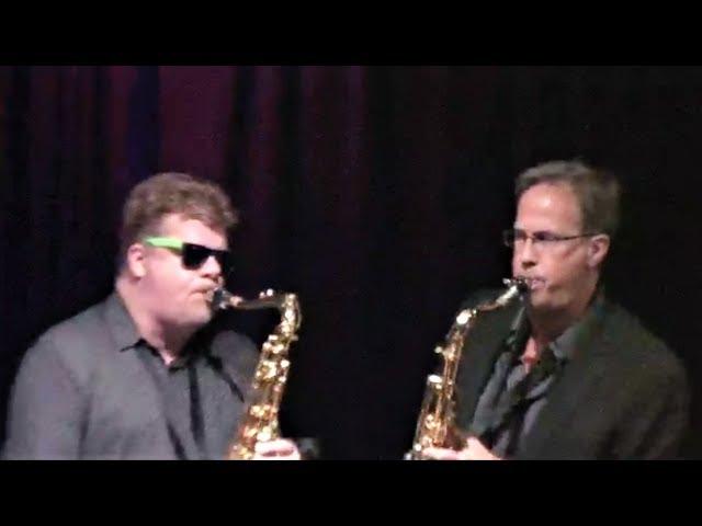 Brian Grace and Bobby Strickland trade sax solos - Boston, MA - Sept 2017