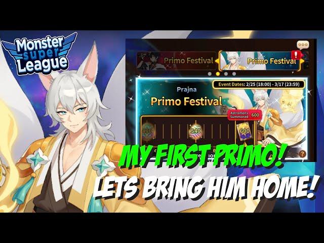 Prajna Primo Festival!  | Monster Super League