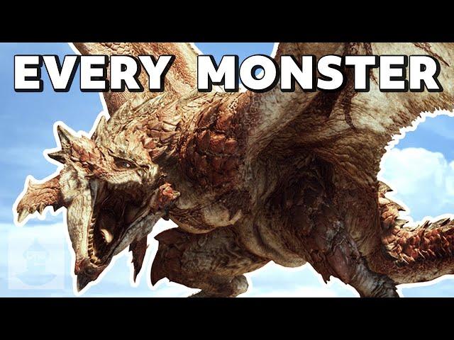 Every Monster In Monster Hunter World in 13 minutes | The Leaderboard