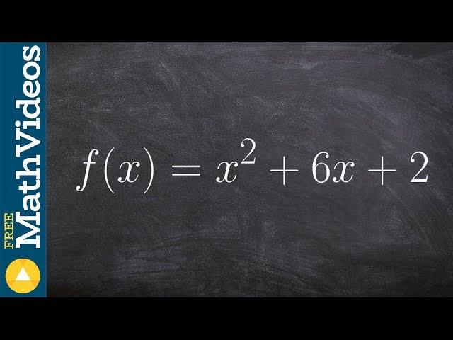 Find the difference quotient for a quadratic in standard form