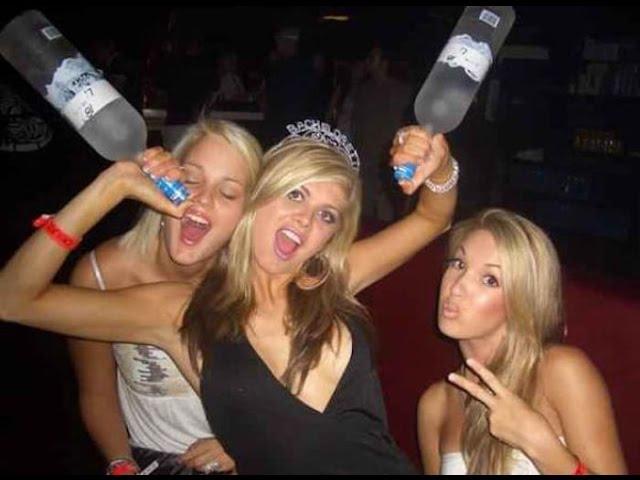 Приколы с пьяными девушками 18+  fun with drunk girls