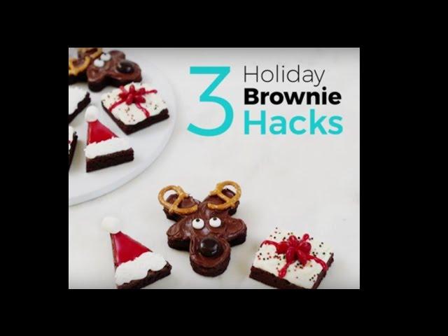 3 Holiday Brownie Hacks