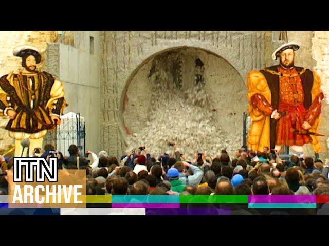 Bizarre 1980s Event Celebrates French Breakthrough of Channel Tunnel (1989)