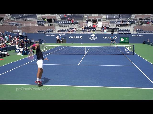 Thiem v Anderson, 2018 USO practice, 4K