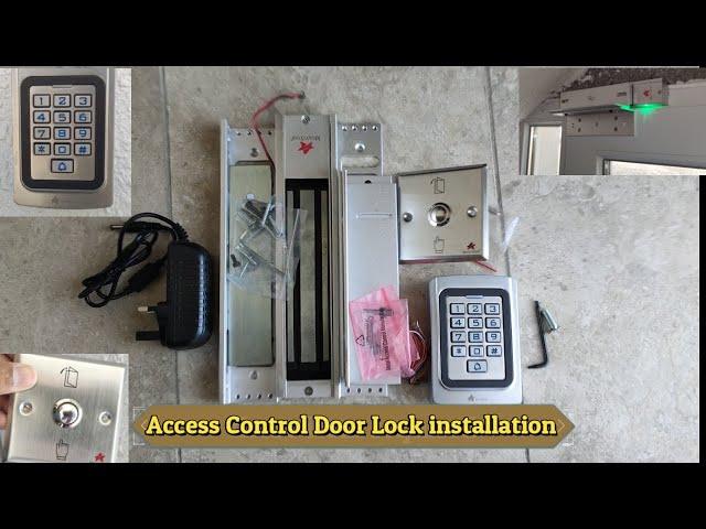 How To Install Access Control Access Door Lock How Configuration Multi Star Smart Door Lock