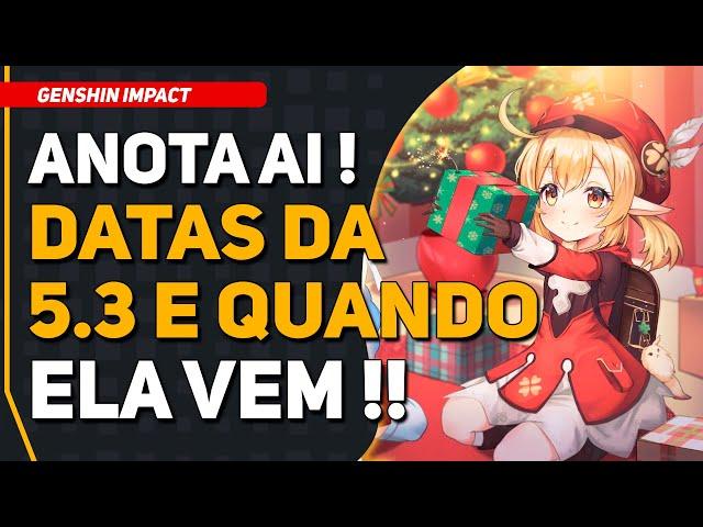 DATAS de Lançamento da Arconte, Drip e Mais !!! | Genshin Impact