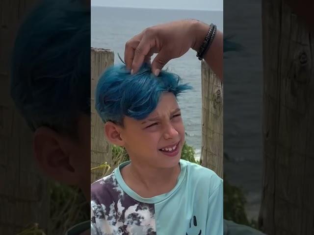 CHANGE HAIR! *the end is the best 🫣#hairstyle #family #shortsvideos