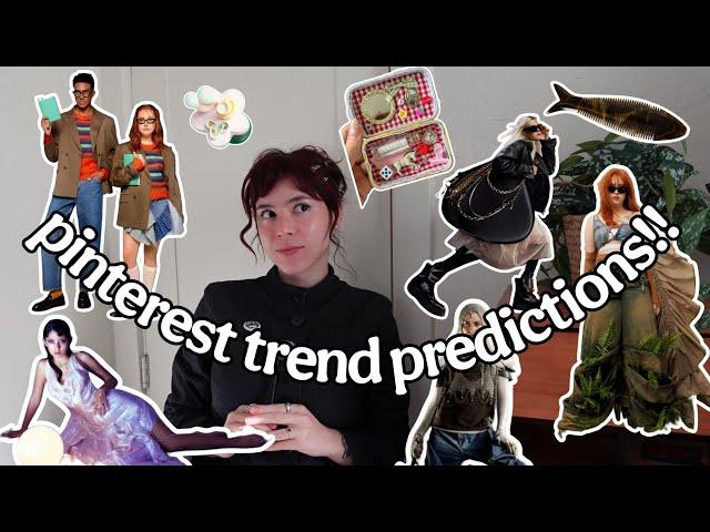  2025 trend predictions (according to PINTEREST) 