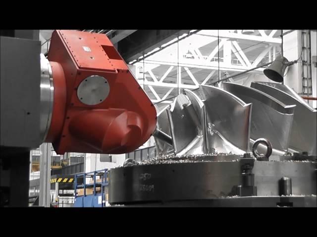 Francis turbine FUT machining