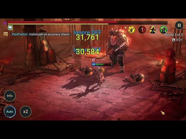 TRUNDA SOLO MINOTAUR RAID SHADOW LEGENDS