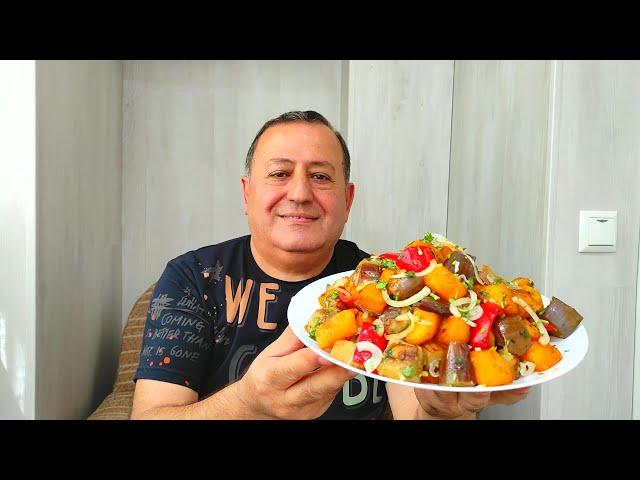 БАКЛАЖАНЫ -  с КАРТОШКОЙ вкуснее Мясана Сковороде.