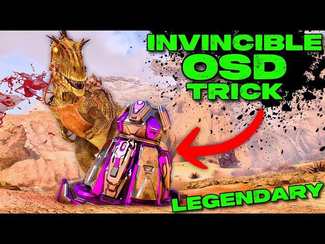 INVINCIBLE Legendary OSD Trick in Ark Survival Ascended!!! How To Get To Infinite Waves On Any OSD!!