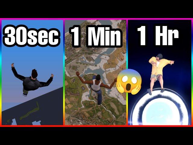 How Long Does it Take to Fall from Space in GTA Games?