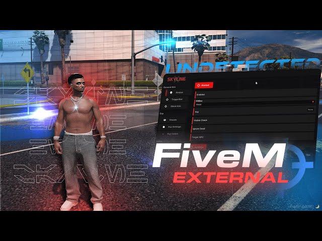 FREE FiveM External Cheat Menu | RP  | PVP | GTAV MODS 2024 | Aimbot | Silent aim | trigger | Bypass