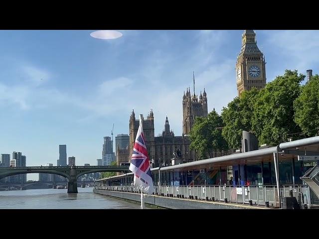 Westminster pier on the Thames