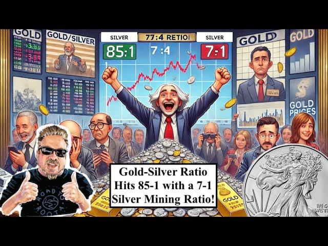 SILVER ALERT! The Gold-Silver Ratio is Broken at 85-1! Will RESET to 7-1 or BETTER! (Bix Weir)