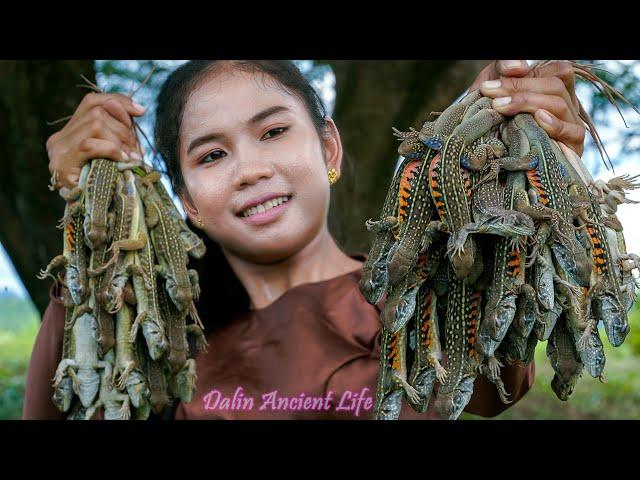 Have you ever eaten this reptile? Cook Spicy Holy Basil Common Butterfly Lizard - Dalin Ancient Life