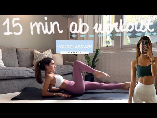 15MIN pilates ab workout // snatched waist and flat stomach // no repeats // no equipment