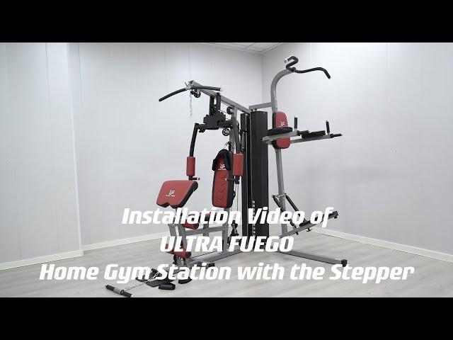 Installation video of ULTRA FUEGO Home Gym Station with the Stepper（UF-1186L）