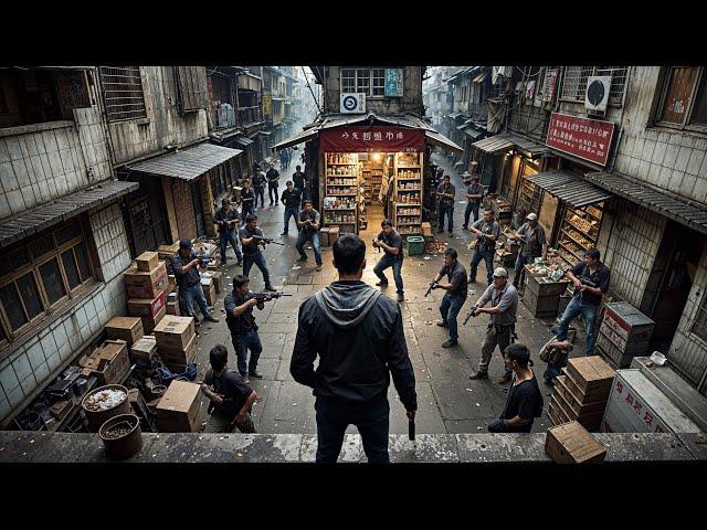 Masked gang confronts a humble store owner, not knowing he's a deadly ex-soldier!