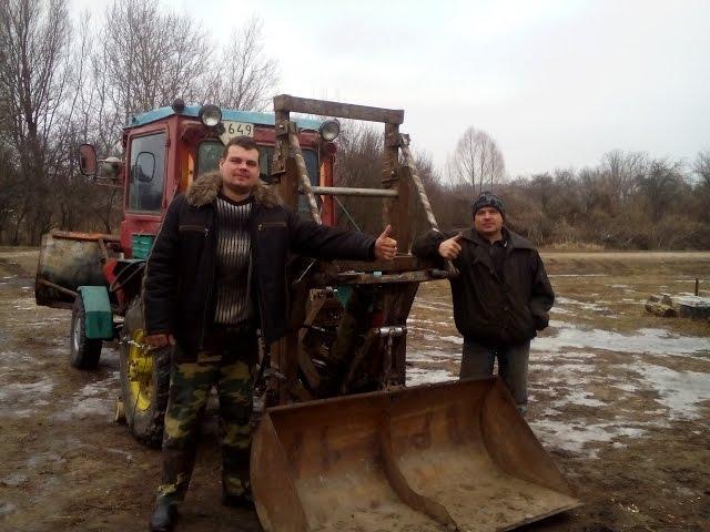 Погрузчик на заднюю навеску. Процес создания.