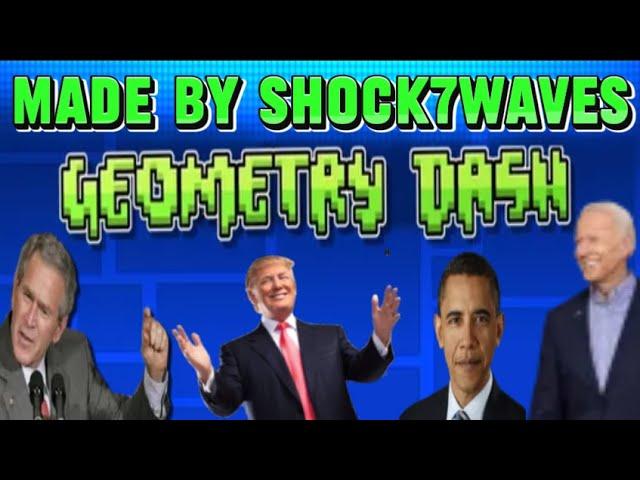 [made by shock7waves] Outta Pocket Presidents Jump into Geometry Dash (A.I. MEME)