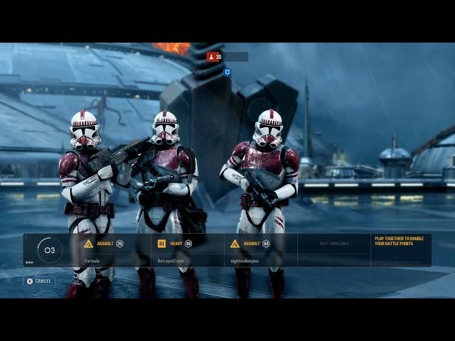 CORUSCANT GUARD LEGION DEFENDS KAMINO - Star Wars Battlefront 2