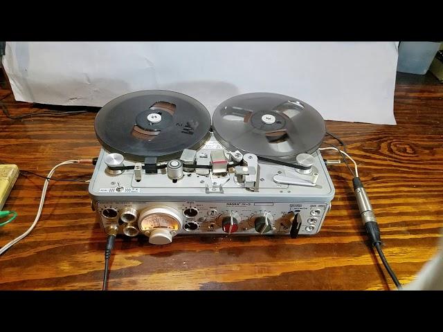 Stereo Nagra test 4822 Sync Sound Analog Reel Tape Recorder