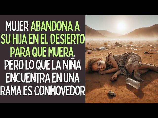 Mujer Abandona a su Hija en el Desierto para que Muer@ Pero lo que La Niña Encuentra en Una Rama Es