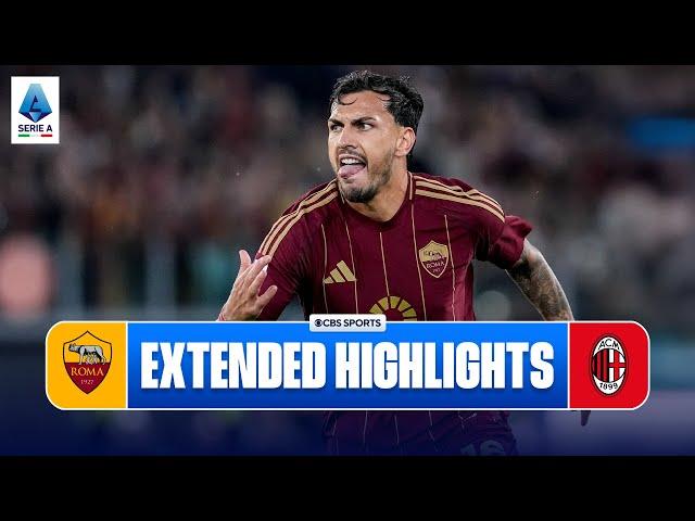 Roma vs. AC Milan: Extended Highlights | Serie A | CBS Sports Golazo