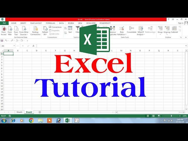 excel tutorial | ms excel tutorial | microsoft excel tutorial | excel tutorial for beginners