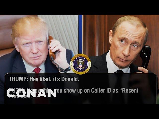 EXCLUSIVE Leaked Audio Between Trump & Putin | CONAN on TBS