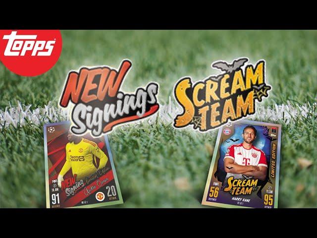 New Signings & Scream Team - Topps Match Attax Update Multipack #1 #2