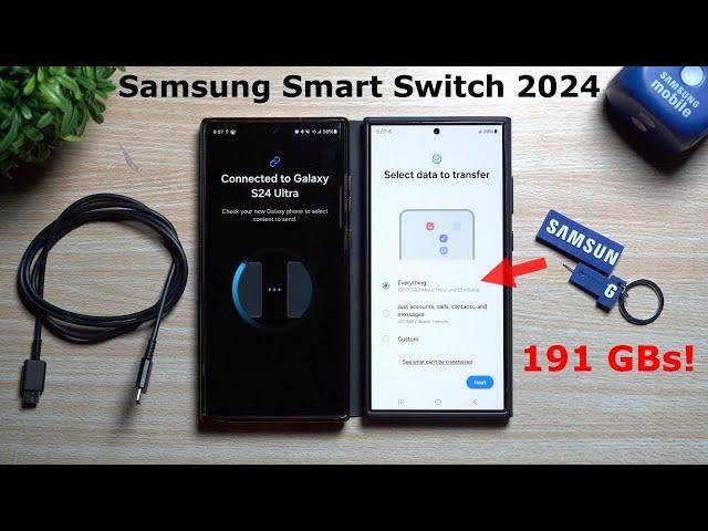 Samsung Smart Switch 2024: 192GB Transferred - Faster Than It Says